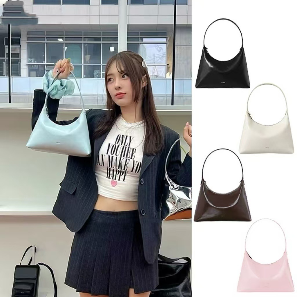 Half Moon Bag Suede - Kore Niş Çok Yaratıcı Yumuşak Deri