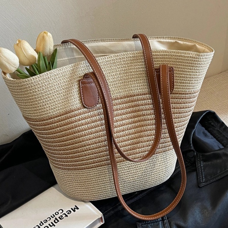 Luxury Beach Bags Ysl - Hasır çanta çanta kadın yaz inswind