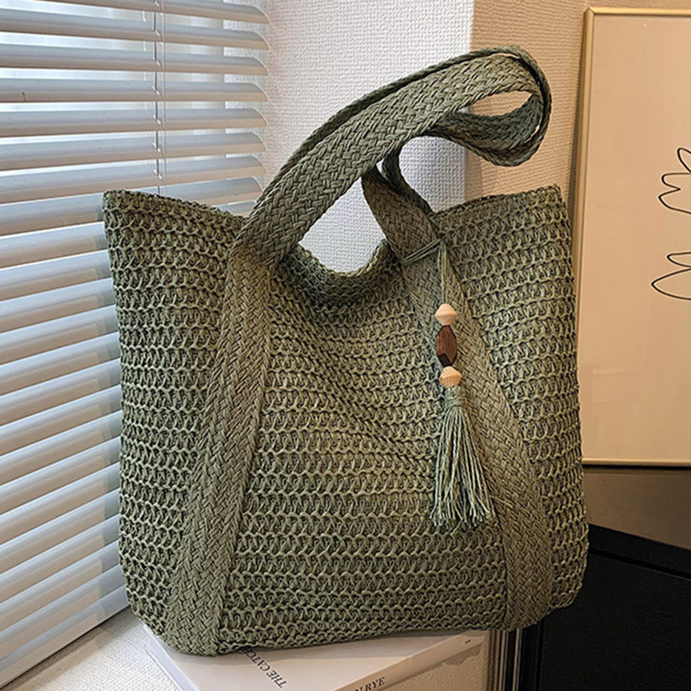Luxury Beach Bags Ysl - Yaz saman kadın çantası el dokuması