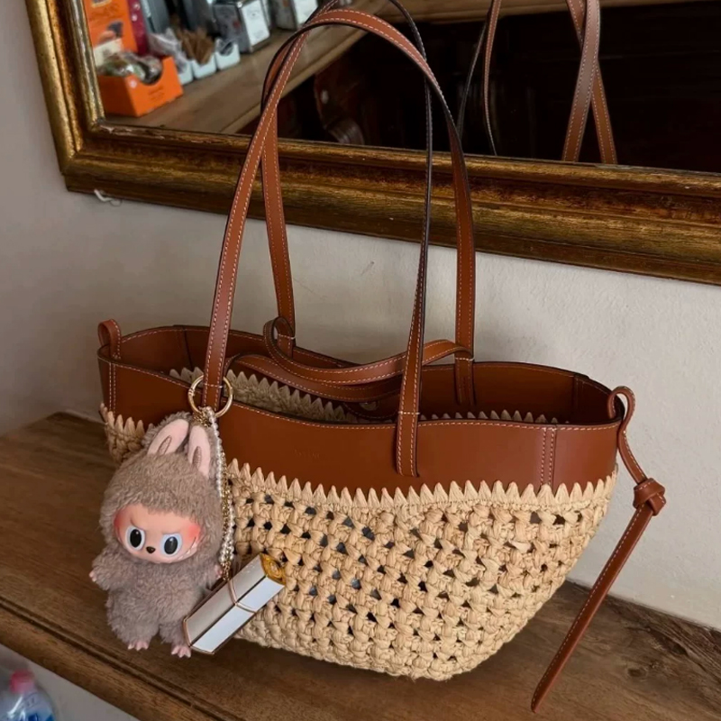 2026 Yazlık Oymalı Rafya ve PU - Luxury Beach Bags Ysl incelemesi ve fiyatı
