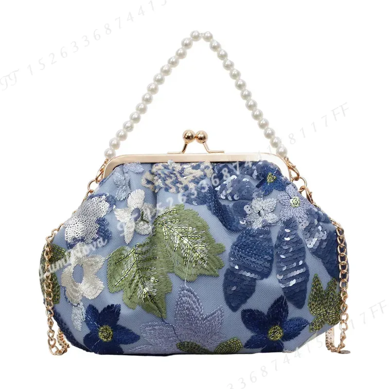 Çiçekli Pul İşlemeli İncili El - Luxury Bags For Men incelemesi ve fiyatı