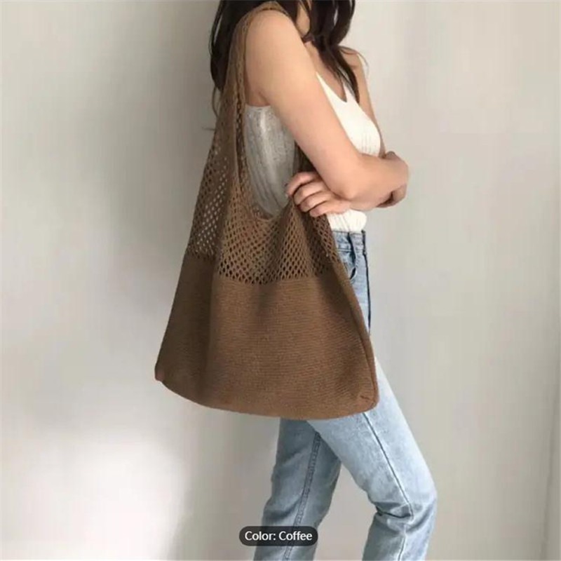 Estetik Hollow Out dantel çant - Luxury Beach Bags Ysl incelemesi ve fiyatı