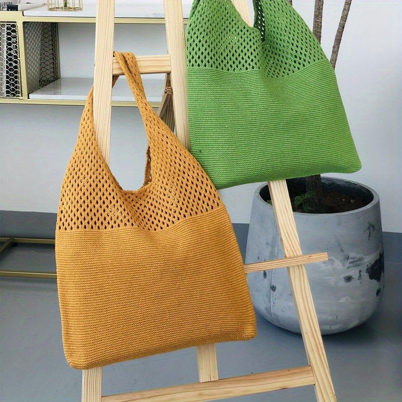 Estetik Hollow Out dantel çant - Luxury Beach Bags Ysl incelemesi ve fiyatı