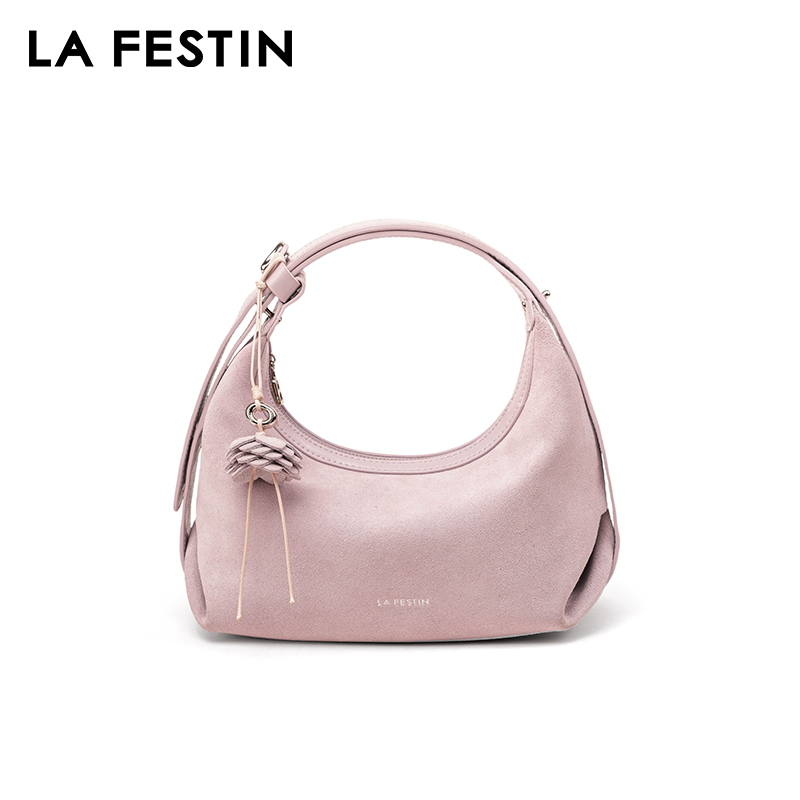 LA FESTIN Orijinal Çanta Kadın - Half Moon Bag Suede incelemesi ve fiyatı
