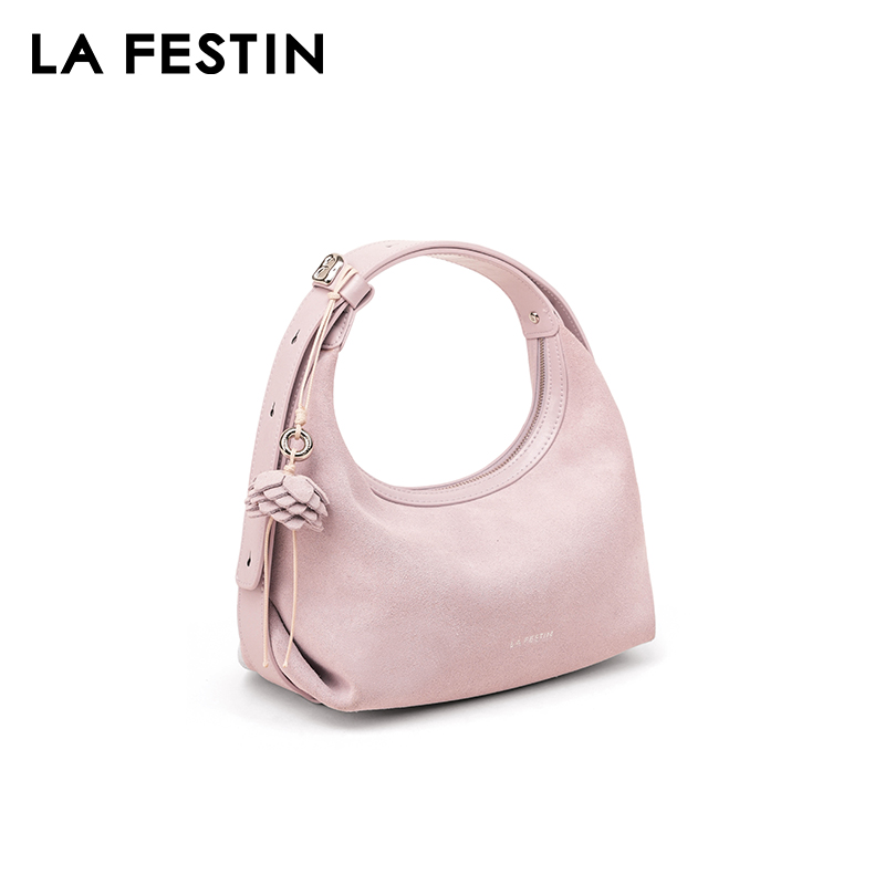 LA FESTIN Orijinal Çanta Kadın - Half Moon Bag Suede incelemesi ve fiyatı