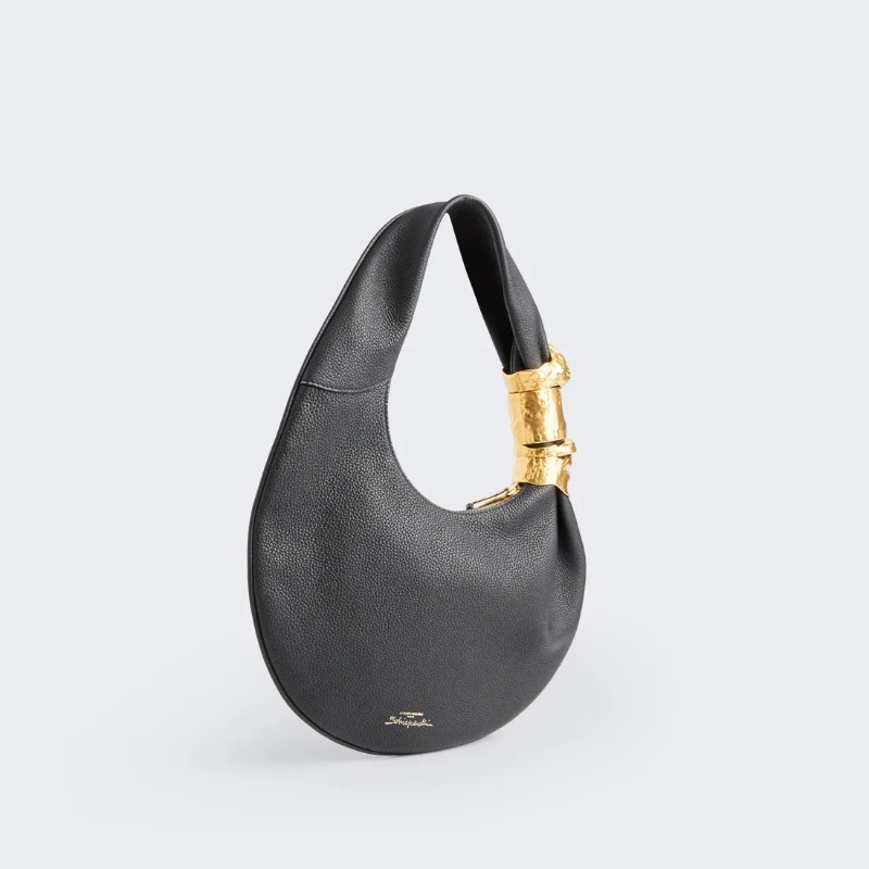 Tasarımcı Lüks Souffle Çanta K - Half Moon Bag Suede incelemesi ve fiyatı